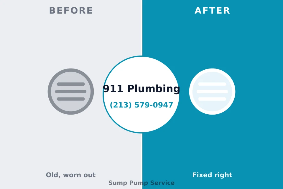Before and after: plumbing repair Richland Hills, TX